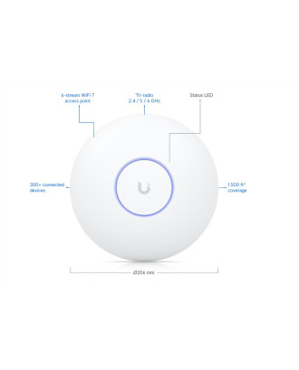 UBIQUITI UniFi Access Point WiFi U7 Pro (U7-Pro-US)